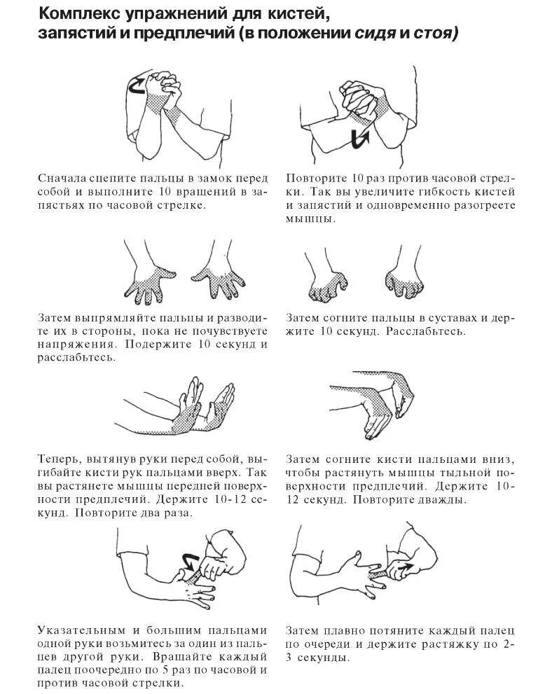 Комплекс лфк для лучезапястного сустава. Гимнастика для кисти и лучезапястного сустава после перелома. Лечебная гимнастика после перелома лучезапястного сустава. Полный комплекс упражнений ЛФК для пальцев кисти. Контрактура лучезапястного сустава упражнения разработка.