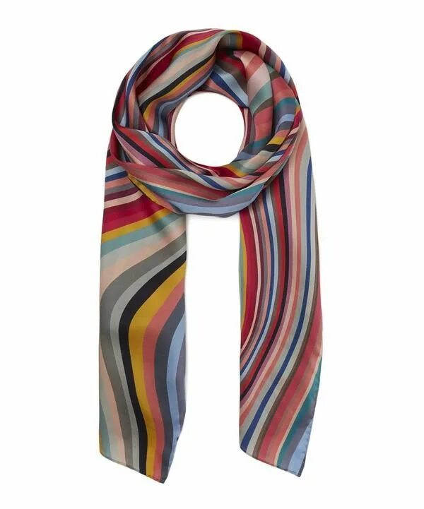 Платок полоска. Шарф Paul Smith. Полосатый шарф пол Смит. Paul Smith Silk Scarf. Paul Smith шарф кошимированый.