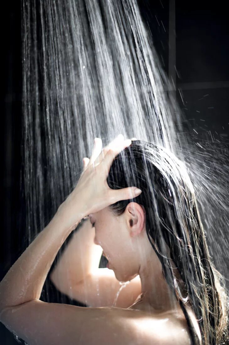 Shower brunette