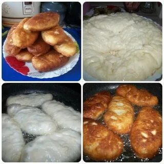 Заварное тесто для жареных на сковороде