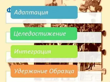 Функции адаптации