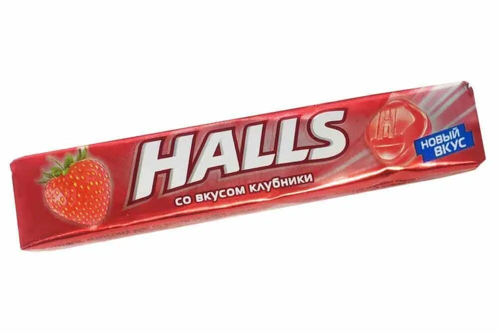 Halls вкусы. Холлс леденцы клубника 25г. Леденцы Холлс Арбуз 25г. Холс 25 г. Halls со вкусом клубники.