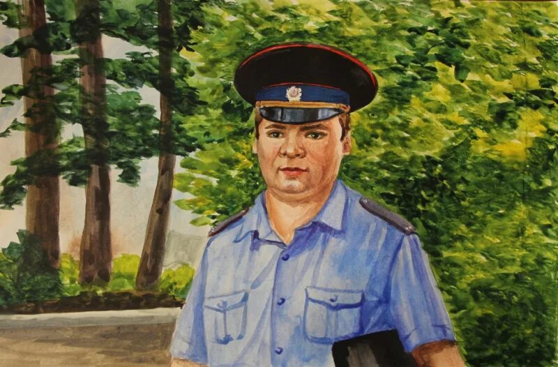 Портрет полиции. Составить рисованных портретов в полиции.
