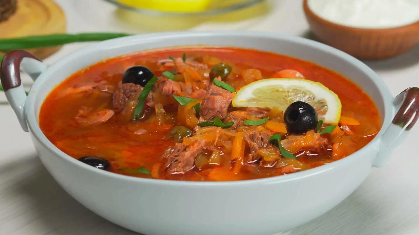 Самый вкусный рецепт солянки мясной сборной