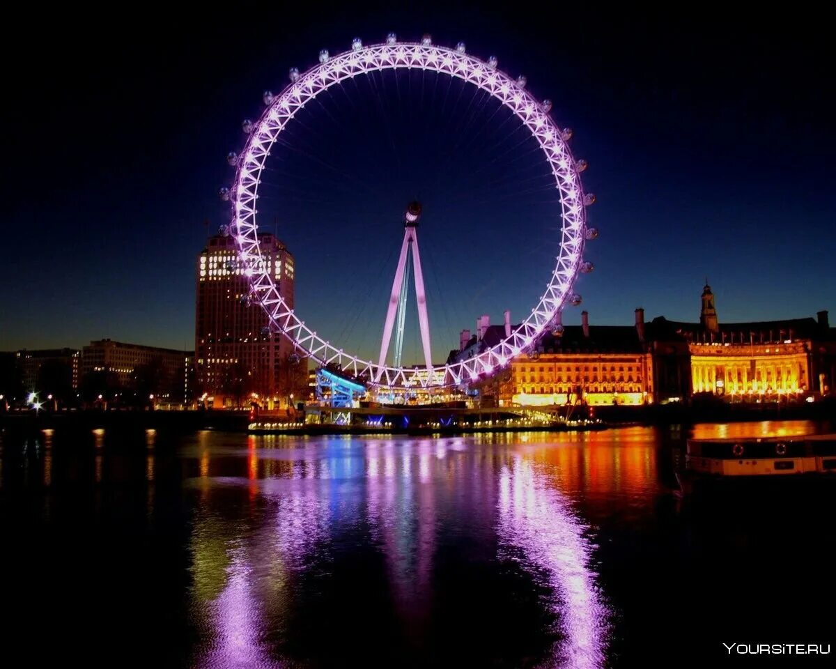 Самые яркие достопримечательности. Лондонский глаз Великобритания. Великобритания колесо обозрения London Eye. Лондонский глаз достопримечательности Лондона. Колесо обозрения в Лондоне ночью.
