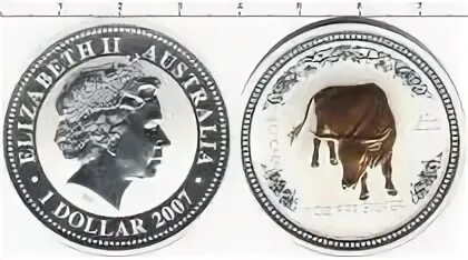 1 доллар австралия 2007
