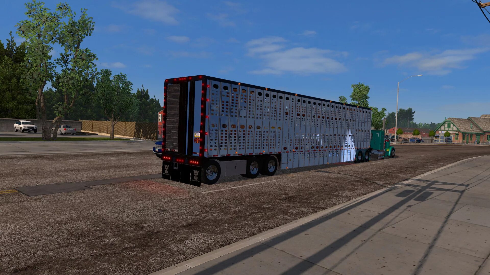 ATS Livestock Trailer. Ats2 1.47 полуприцепы. Прицепы в игру ATS 1.45. Прицепы Dolli для ATS. Прицеп атс