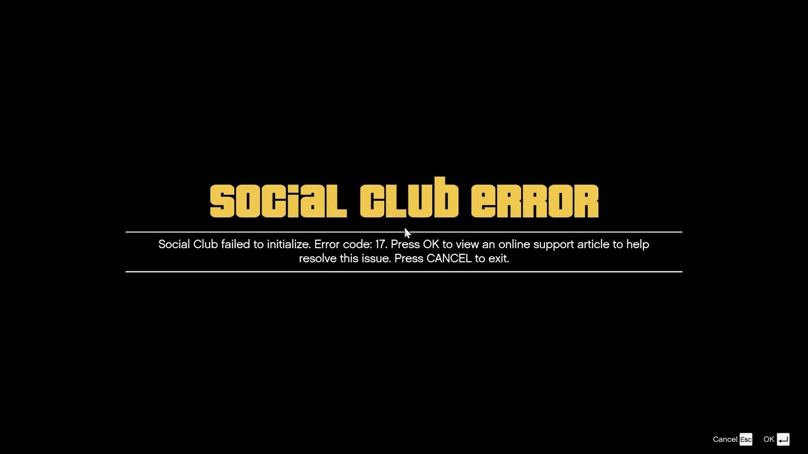 Ошибка ГТА 5. Социал клаб. Social Club GTA 5. Ошибка инициализации ГТА 5. Гта 5 черный экран при запуске