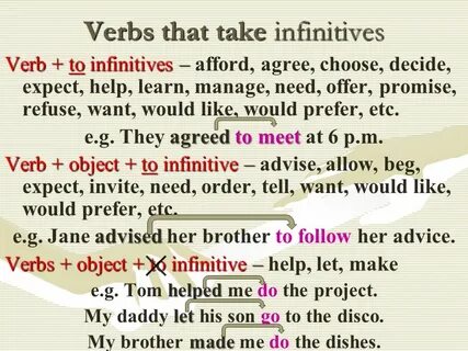 Agree infinitive