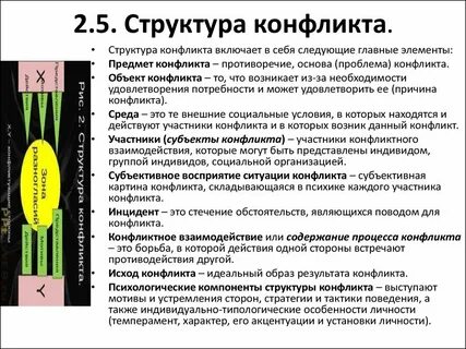 2 структура конфликта
