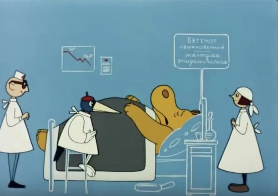 М/Ф Бегемот который боялся прививок. Про бегемота который боялся прививок союзмультфильм 1966