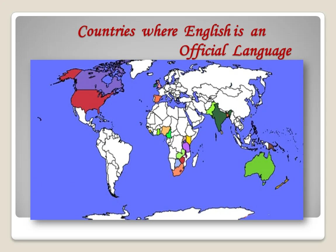 Родная страна английского языка. Страны на английском. Countries where English is an Official language. English speaking Countries презентация.
