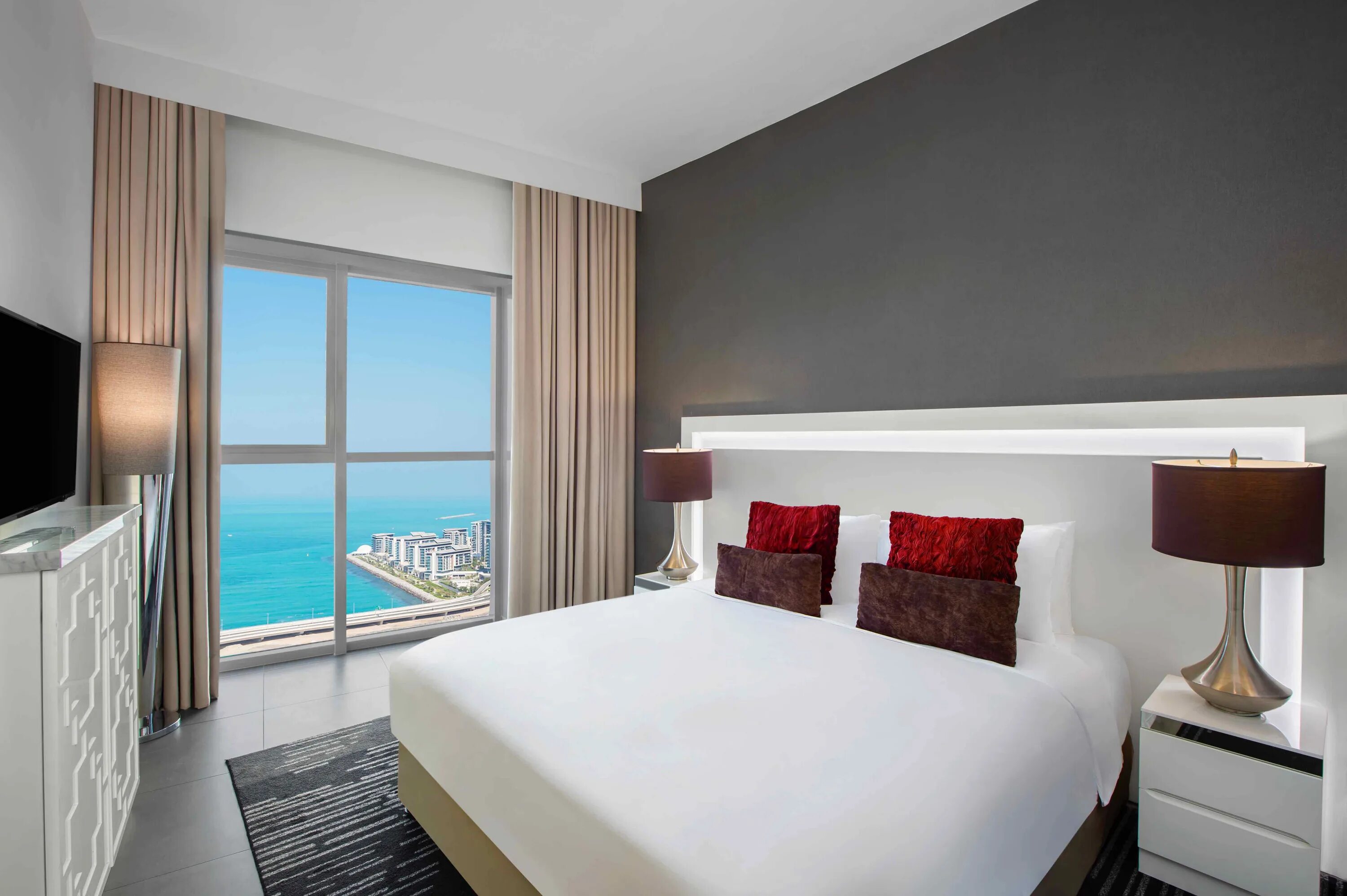 Отель Wyndham Dubai Marina. Отель Wyndham Dubai Marina номера. One bedroom suite