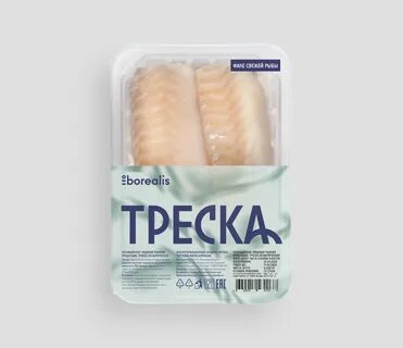 В упаковке с треской было