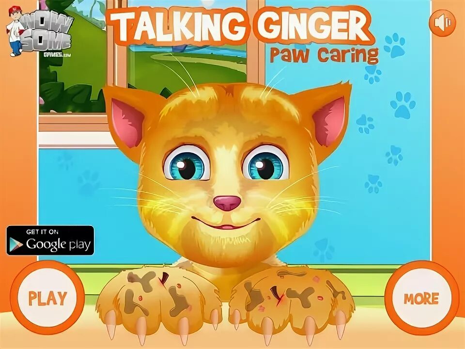 Игра рыжик. Игра кот Рыжик. Кот Рыжик лечит. Talking Ginger logo 2012. Бесплатная игровая Рижик.
