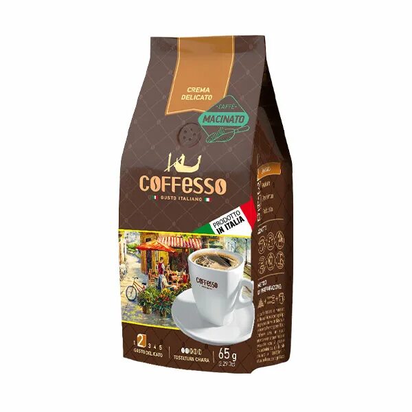 Coffesso купить. Кофе Кофессо Деликато молотый. Кофе Кофессо крема молотый. Кофе Кофессо крема молотый м/у 250г. Кофе Coffesso crema 100г.