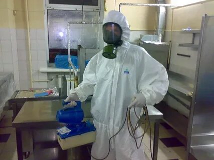 Дезинфекция в очаге новой коронавирусной