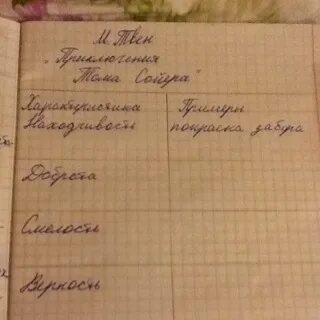 Хорошие черты тома сойера