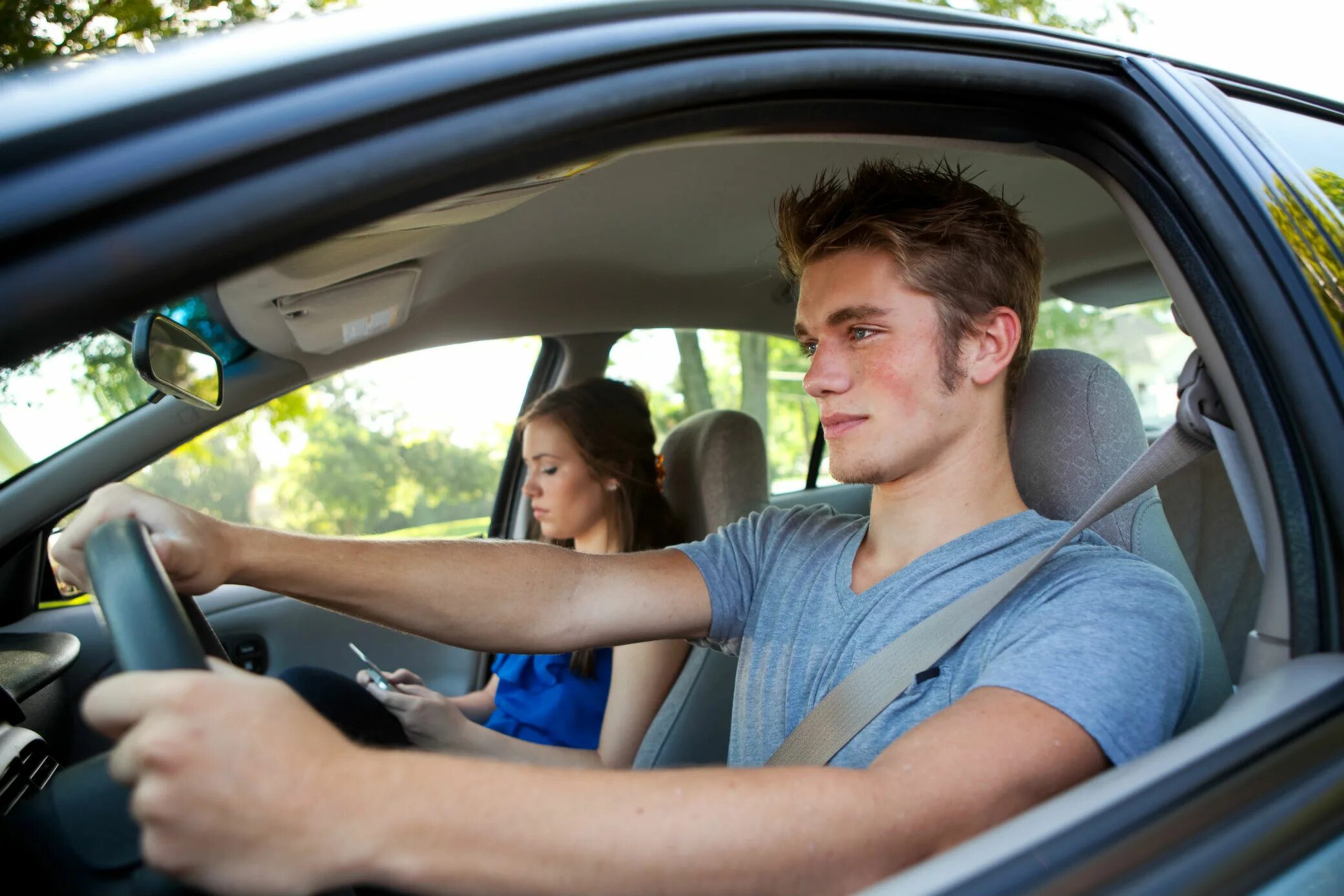 He was driving home