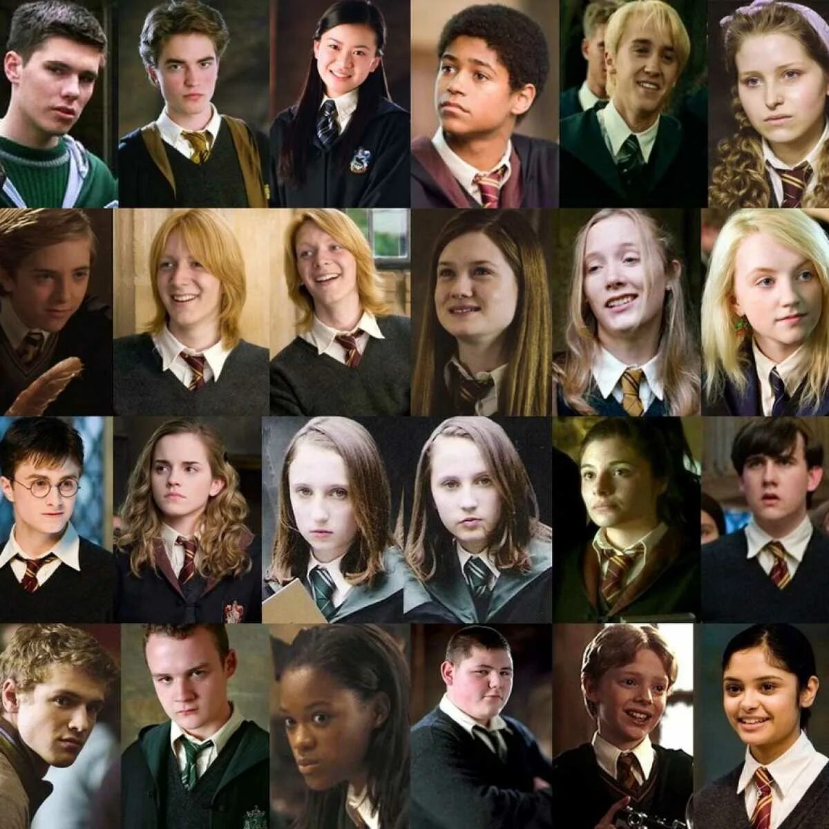 эволюция рона уизли. имена для хогвартса. а. герои гари гарри поттер. гриффиндор слизерин пуффендуй когтевран цвета.