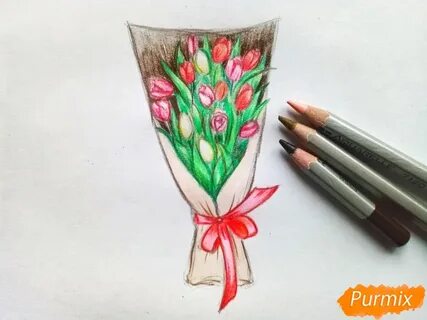 Букет поэтапно