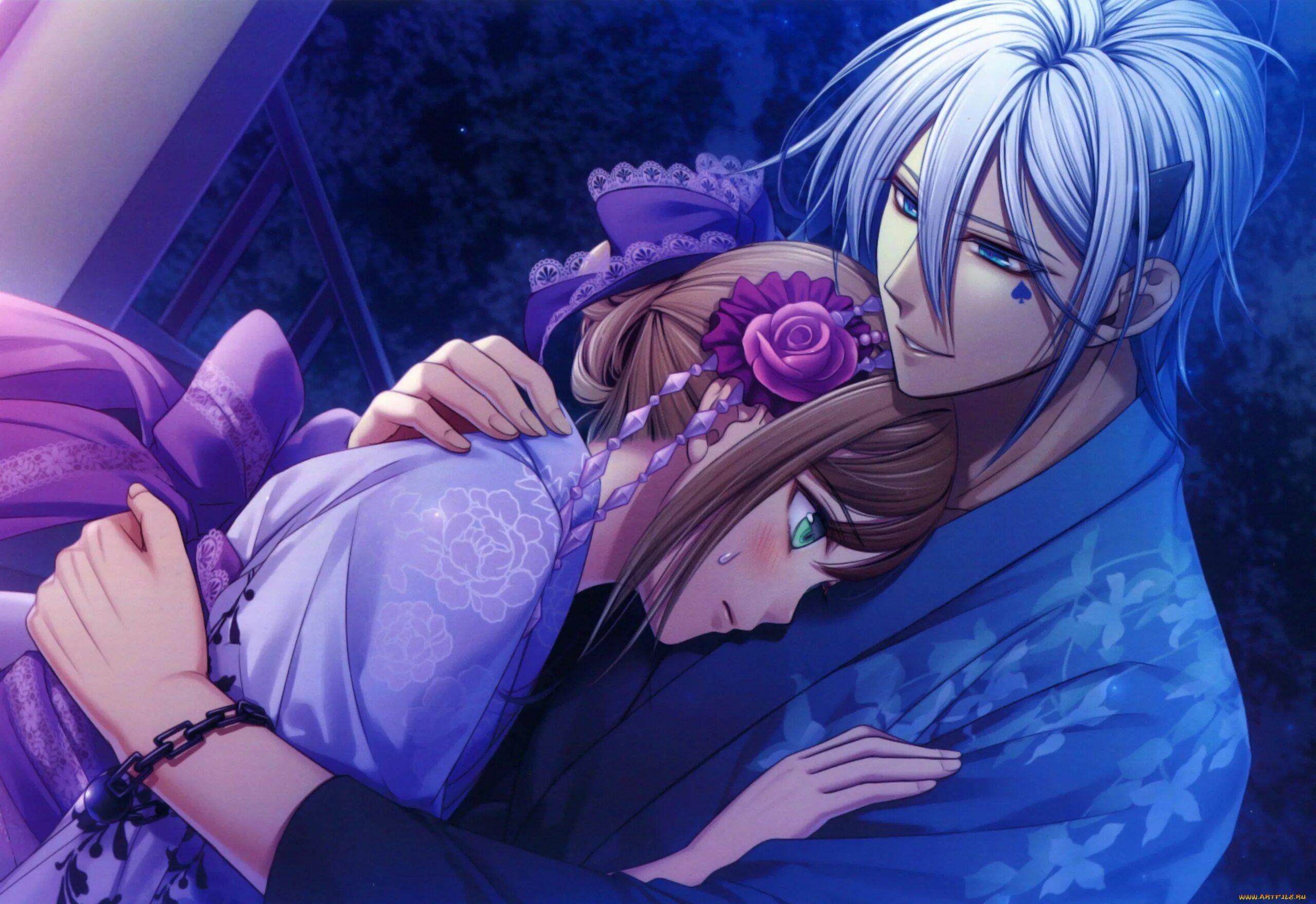 Девичья амнезия. Аниме амнезия шин и героиня. Амнезия аниме поцелуй. Амнезия аниме поцелуй шин. Аниме новелла амнезия шин.