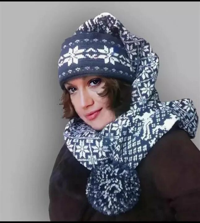 Эстонская шапочка. Эстонская шапка. Скандинавка. Эстонская шапка-шарф. Эстонская шапка.