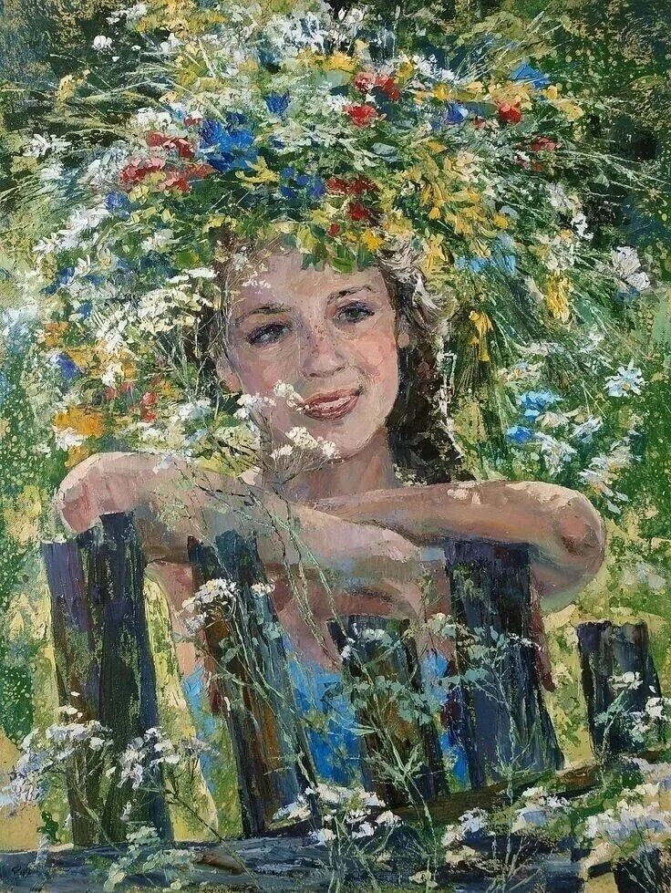 Портрет лета. Роза Фаритовна Савинова. Роза Савинова художник. Художник Савинова роза Фаритовна картины. Художник роза Савинова "в хрустальной тишине".