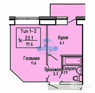 1 комнатные квартиры индивидуальным отоплением