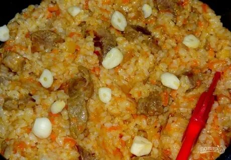 Плов получается