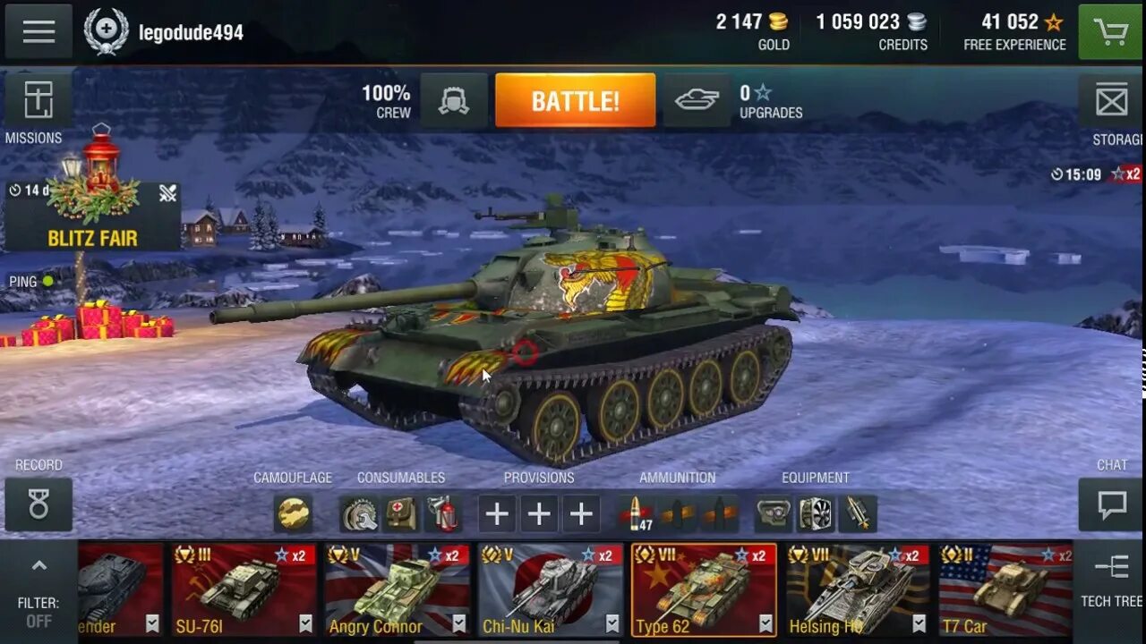 Wot blitz type. Тайп 62 блиц. Type 62 в World of Tanks Blitz. Оборудование на тайп 62 вот блиц. Тайп 62 оборудование блитц.