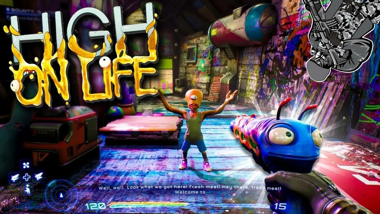 High on life на русском. Игра в жизни. High if Life игра. Игра от создателей Рика и Морти.