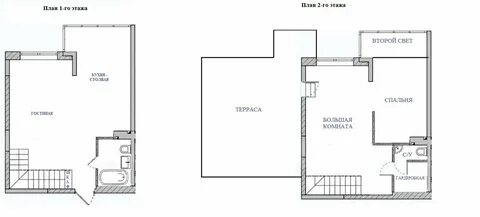 Двухуровневые квартиры планировка