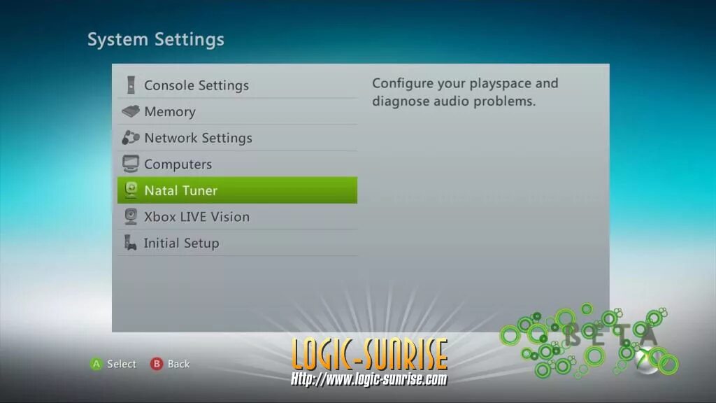 Console settings
