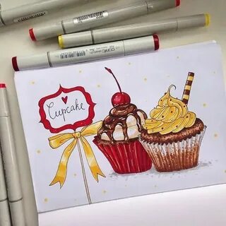 Рисунки маркерами на день рождения маме
