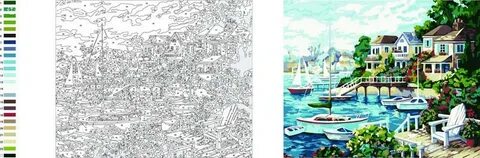 Картины по номерам фото не раскрашенные