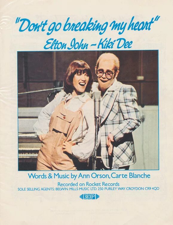 Песня don t breaking my heart. Джон элтон don&#039;t go breaking. don’t go breaking my heart элтон джон. elton john kiki dee. элтон джон и кики ди.