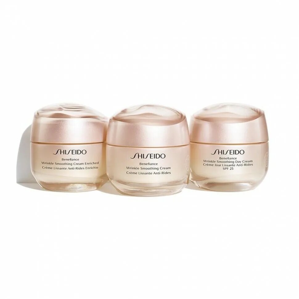 Shiseido Benefiance Anti Wrinkle. Shiseido Benefiance Eye Cream. Shiseido Benefiance Wrinkle Smoothing Cream enriched.