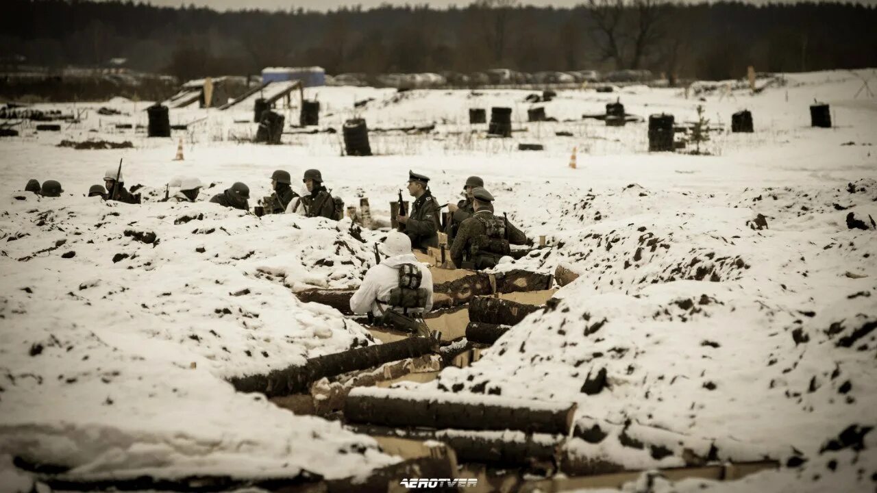 Бои под тоненьким. Поле боя после битвы ВОВ. Реконструкция сражений Великой Отечественной войны.