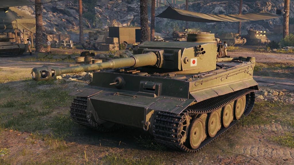 No 6.80. Тигер 131. Heavy Tank no.6. Танк тигр 131. Японский танк тигр 1.