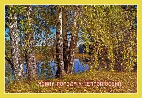 Осенний день в березовой роще тургенев