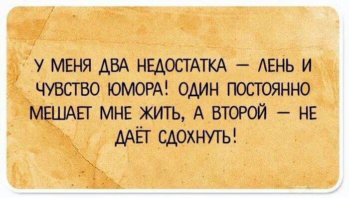 Два недостатка