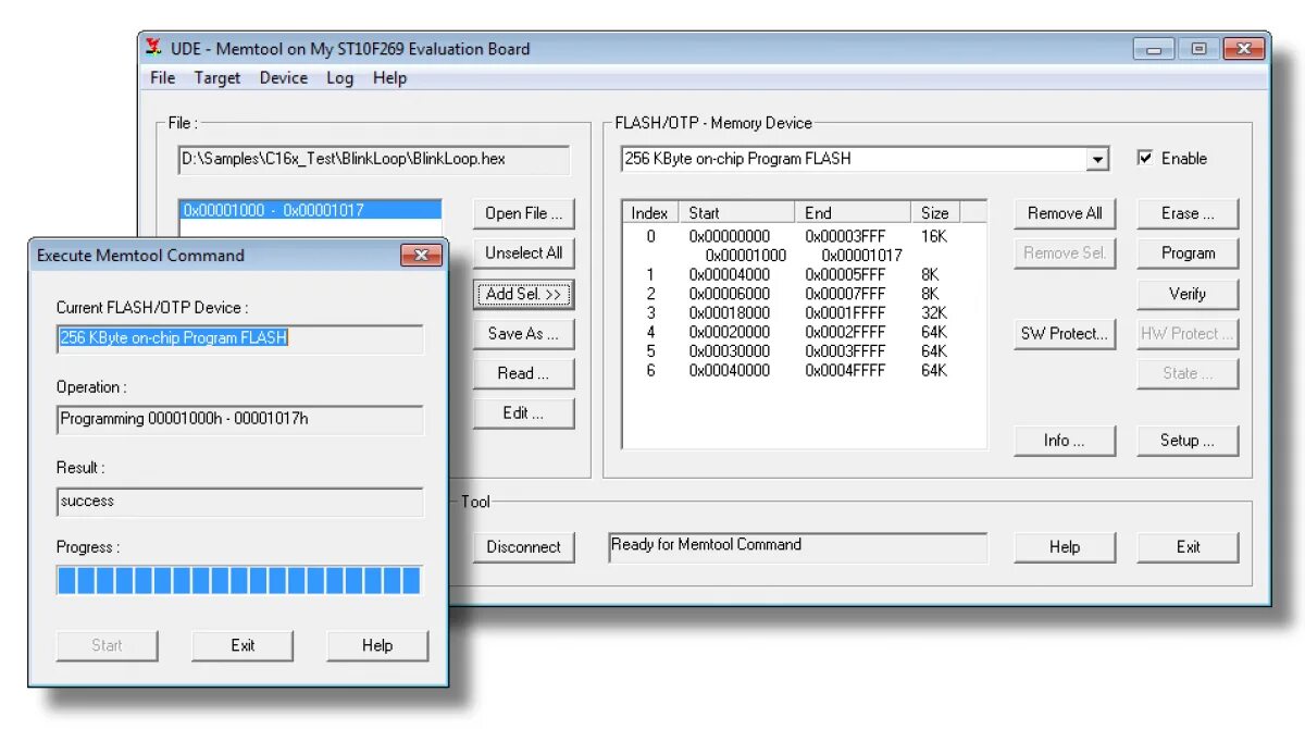 Memtool. Infineon MEMTOOL. Infineon MEMTOOL V4.6. Infineon MEMTOOL 4.9. Flash Programming Tool.