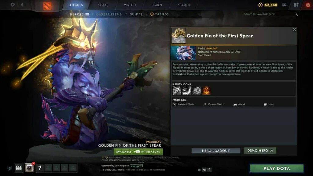 Fin of the first. Golden fin of the first spear. golden fin of the first spear dota 2. javelin dota 2. сборка на слардара.