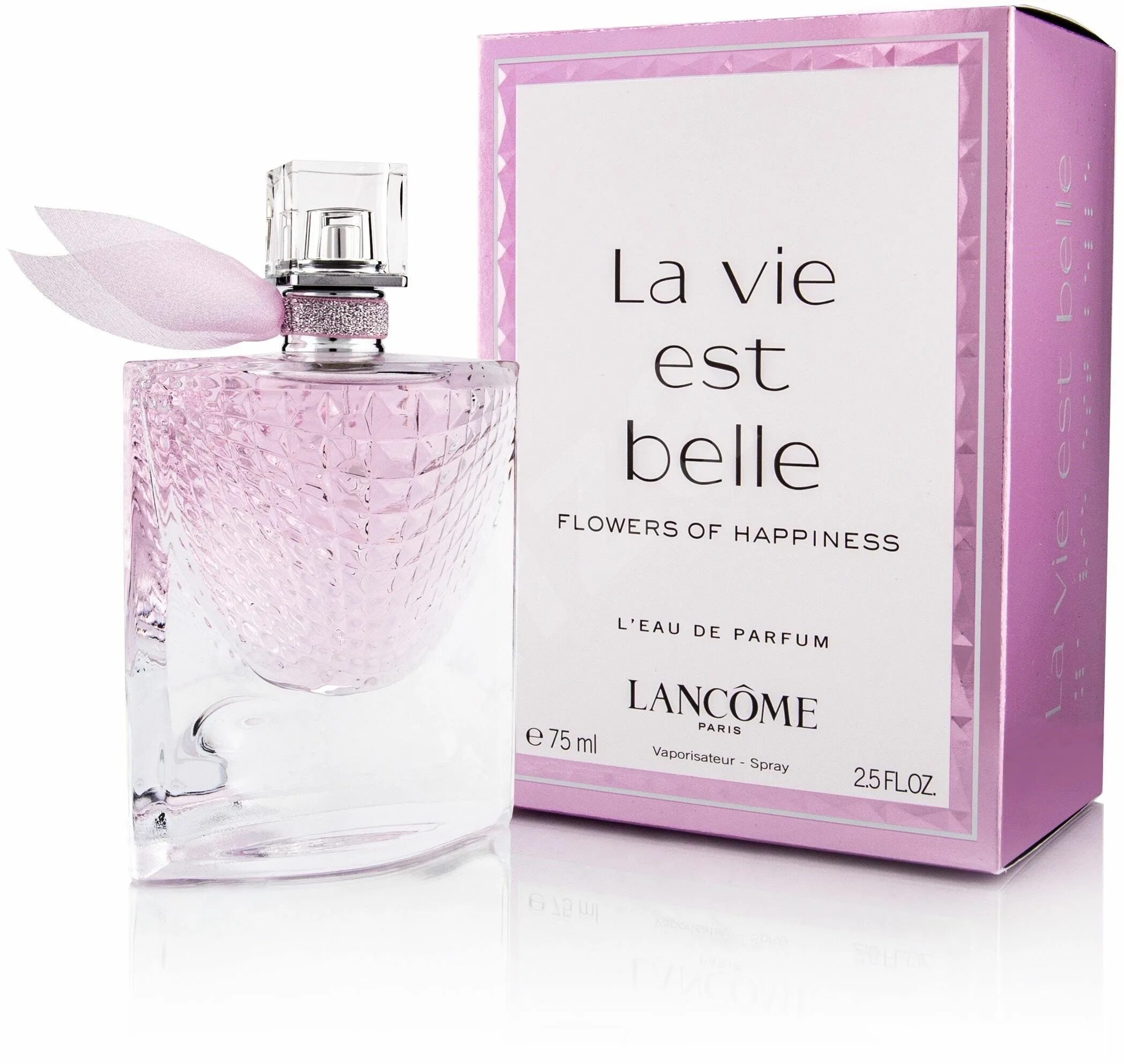 Lancome духи отзывы. Vie est Belle 75ml Lancome. La vie est Belle 75 мл. Lancome la vie est Belle парфюмерная вода 75 мл. Lancome la vie est Belle Flowers of Happiness парфюмерная вода 75 мл.