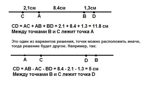 Найдите длину отрезка CD. Две точки на отрезке. Отрезок с пятью точками. Точки лежат на прямой Вычислите длины отрезка.