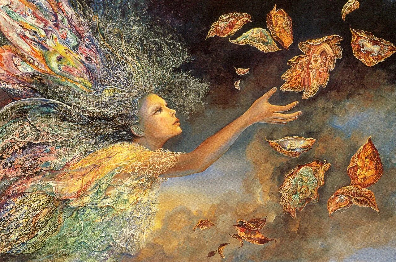 Josephine Wall картины.