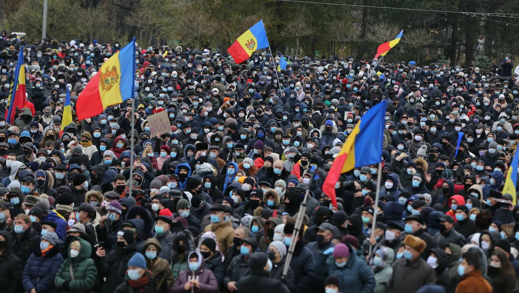 Митинг в Кишиневе. Волнения в Молдавии. Протесты в Молдавии.