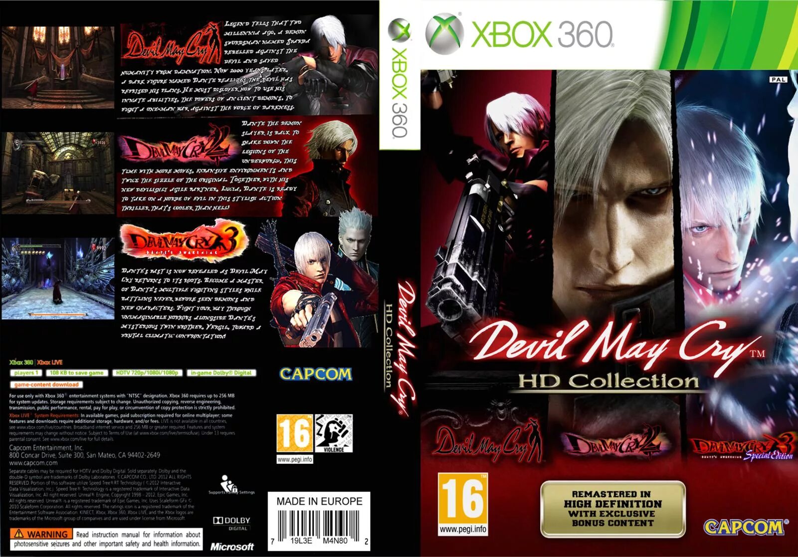 DMC 3 Xbox 360.