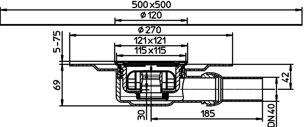 Трап hl90. Трап с сухим сифоном малой высоты hl90pr. Трап hl90pr-3000 с сухим сифоном чертеж. Hl90pr трап с сухим сифоном с горизонтальным выпуском dn40/50. Подключение трапа